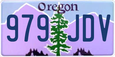 OR license plate 979JDV