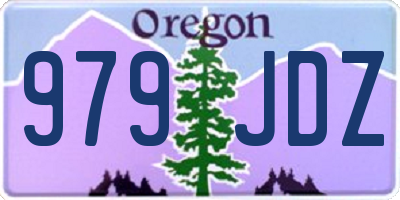 OR license plate 979JDZ