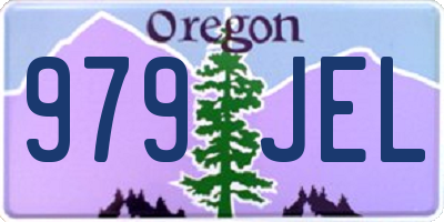 OR license plate 979JEL