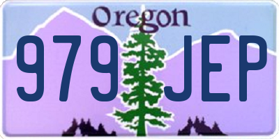 OR license plate 979JEP