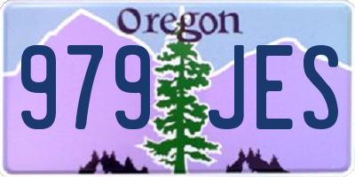 OR license plate 979JES