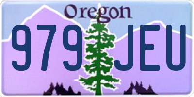 OR license plate 979JEU