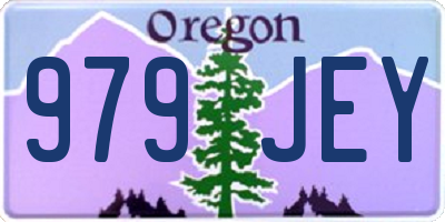 OR license plate 979JEY