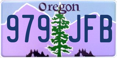 OR license plate 979JFB