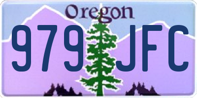 OR license plate 979JFC