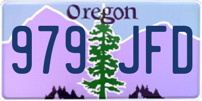 OR license plate 979JFD