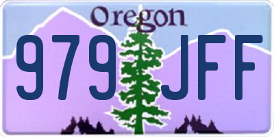 OR license plate 979JFF