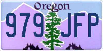 OR license plate 979JFP
