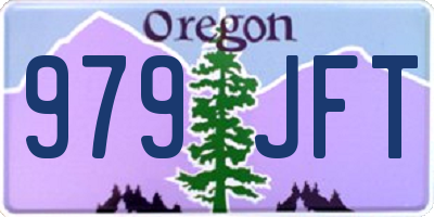 OR license plate 979JFT