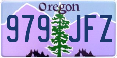 OR license plate 979JFZ
