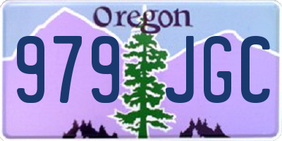 OR license plate 979JGC