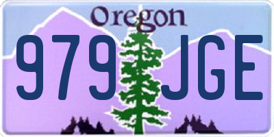 OR license plate 979JGE