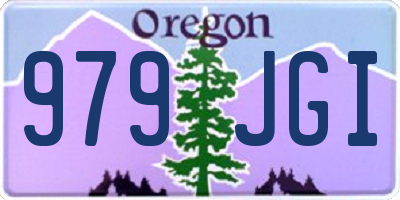 OR license plate 979JGI