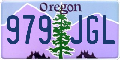 OR license plate 979JGL