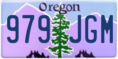 OR license plate 979JGM