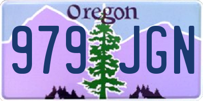 OR license plate 979JGN