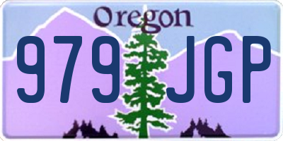 OR license plate 979JGP