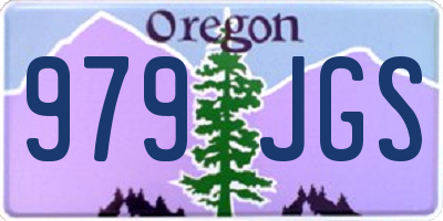 OR license plate 979JGS