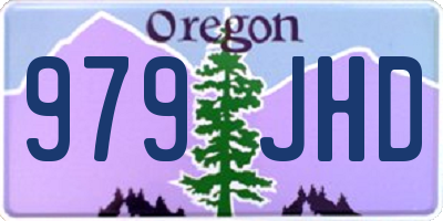 OR license plate 979JHD