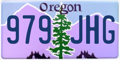 OR license plate 979JHG