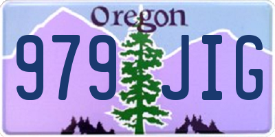 OR license plate 979JIG