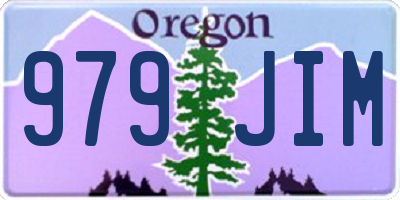 OR license plate 979JIM
