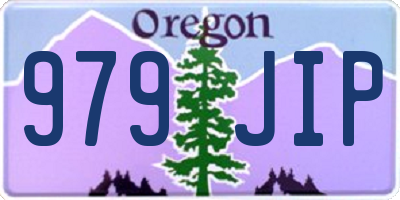 OR license plate 979JIP