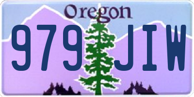OR license plate 979JIW