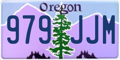 OR license plate 979JJM