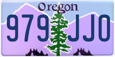 OR license plate 979JJO