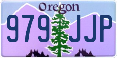 OR license plate 979JJP