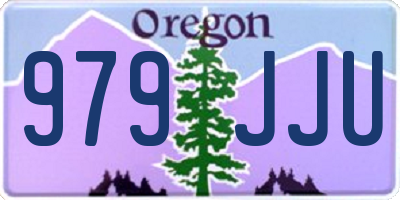 OR license plate 979JJU