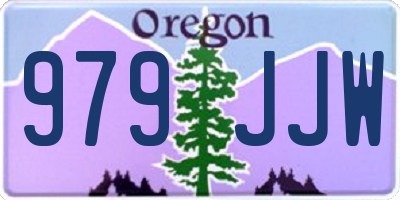 OR license plate 979JJW