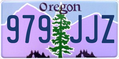 OR license plate 979JJZ