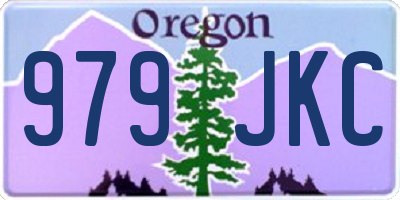 OR license plate 979JKC