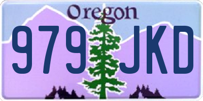 OR license plate 979JKD