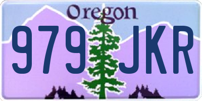 OR license plate 979JKR