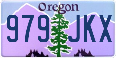 OR license plate 979JKX