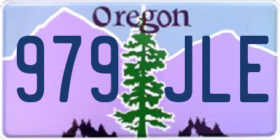 OR license plate 979JLE