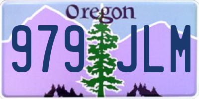 OR license plate 979JLM