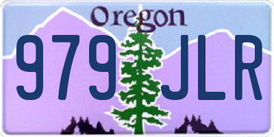 OR license plate 979JLR