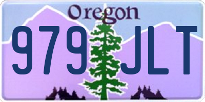 OR license plate 979JLT