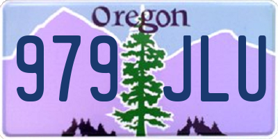 OR license plate 979JLU