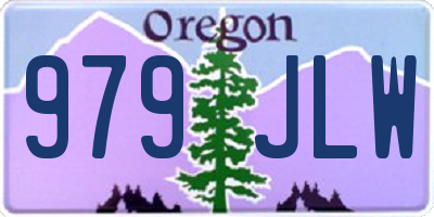 OR license plate 979JLW
