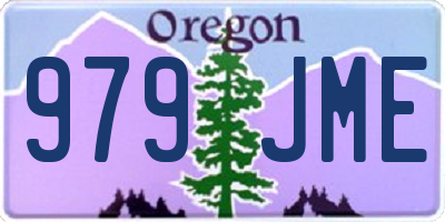 OR license plate 979JME