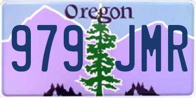 OR license plate 979JMR
