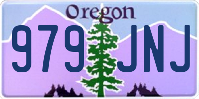 OR license plate 979JNJ