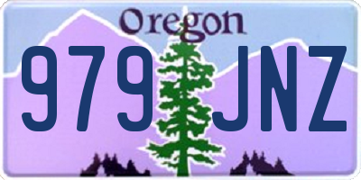 OR license plate 979JNZ