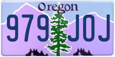 OR license plate 979JOJ