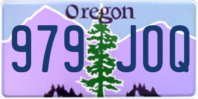 OR license plate 979JOQ